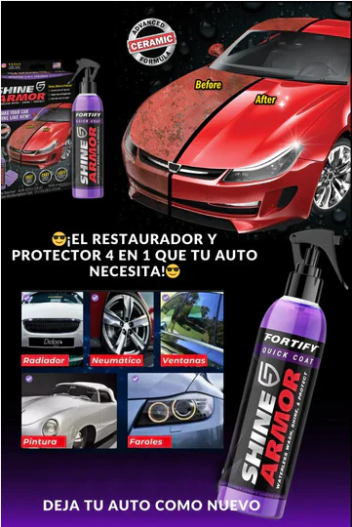SHINE ARMOR - REVESTIMIENTO CERÁMICO PREMIUM CON SELLADOR